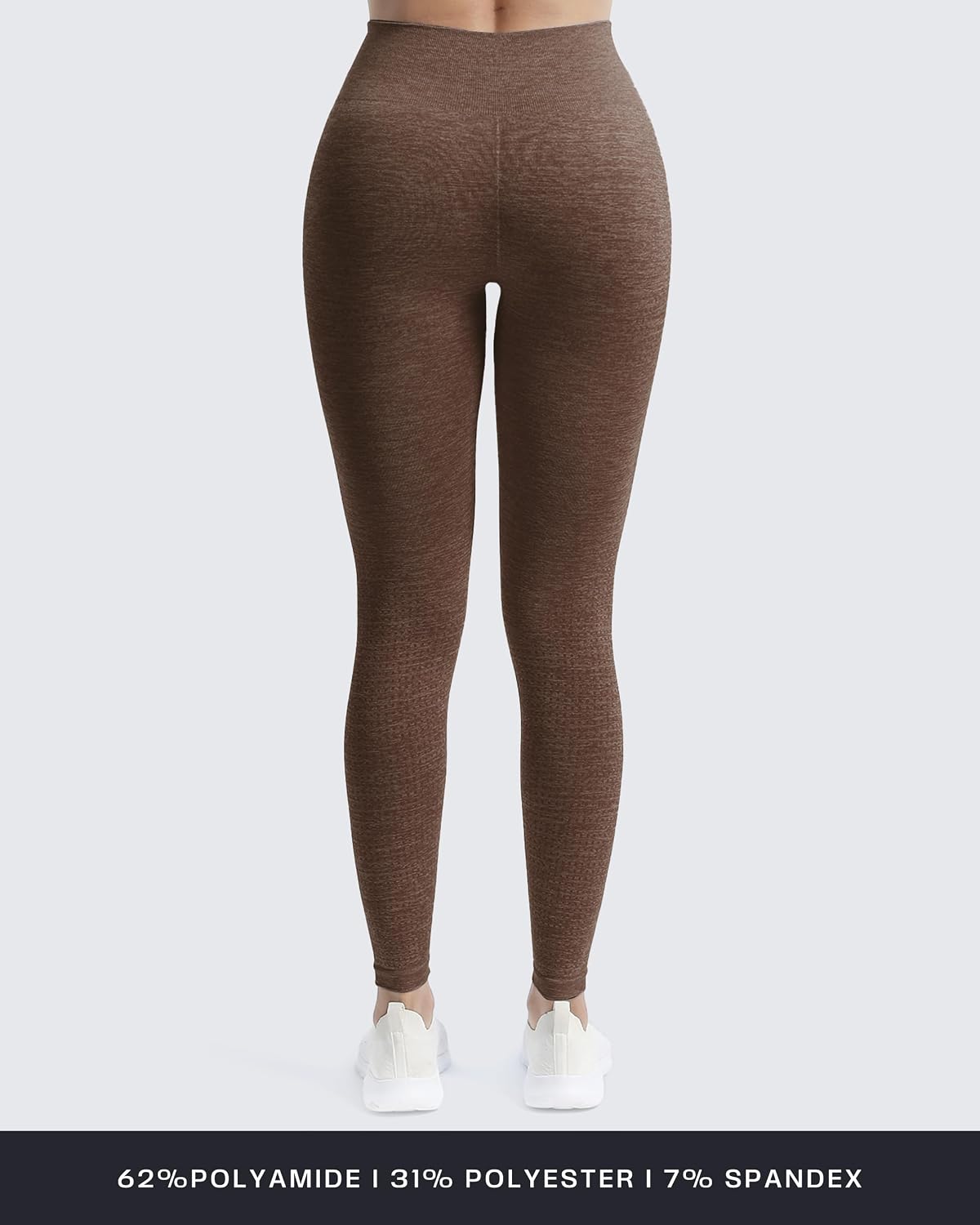 Aoxjox Women's High Waist Workout Gym Vital Seamless Leggings Yoga Pants
