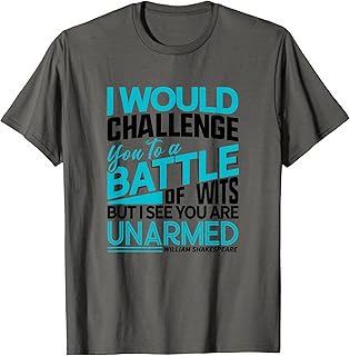 Shakespeare Insults Shirt The Taming of the Shrew Theatre T-Shirt