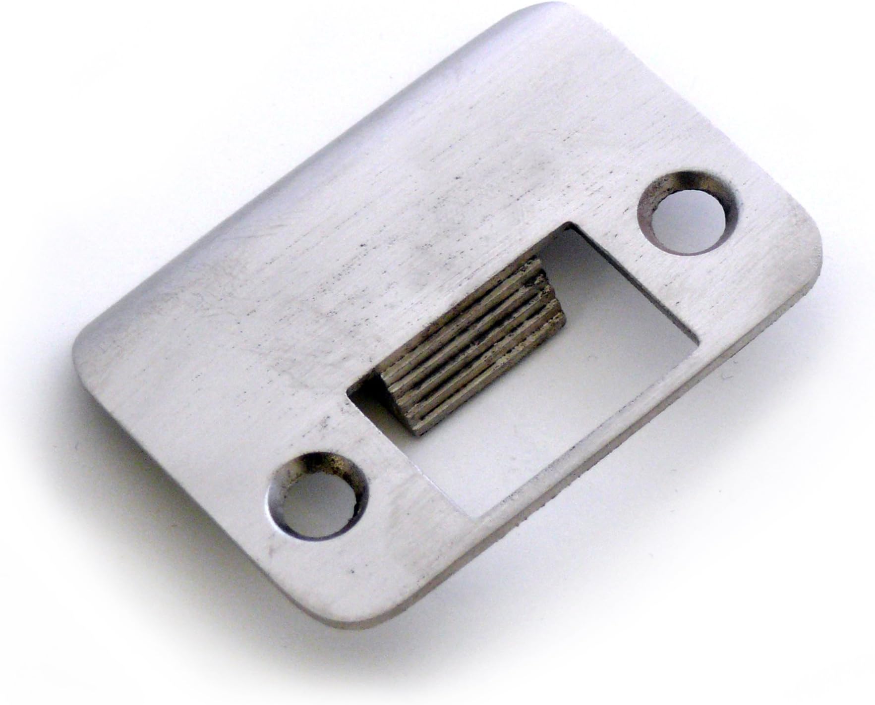 Nickel Door Tite Ratchet Style Door Strike Plate Hardware | Draft Stopping Automatic Tightening