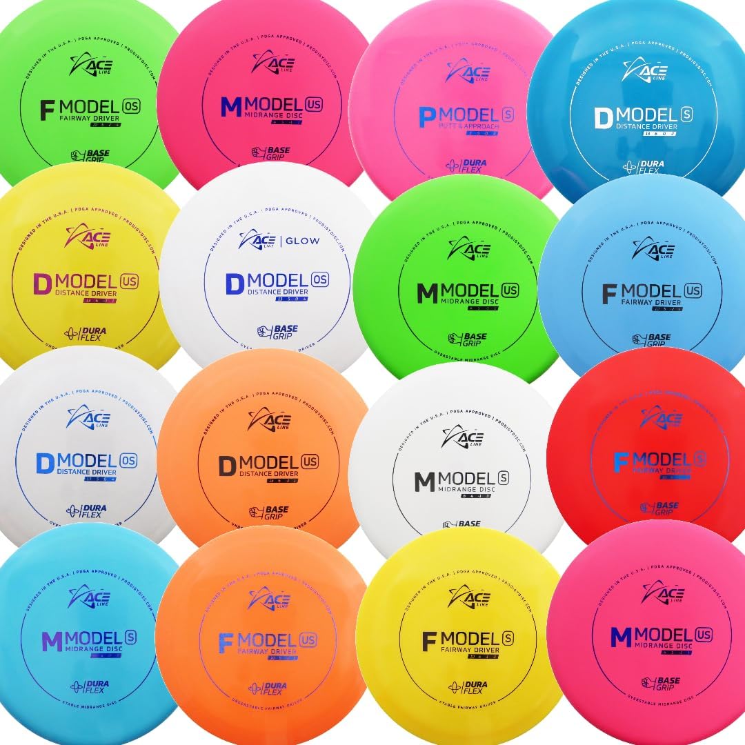 Prodigy Ace Line Disc Golf Set | Putters | Midranges | Drivers | 5 Packs