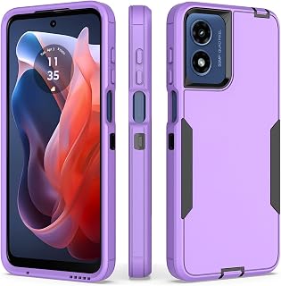 for RAZ Memory Cell Phone 2024 Case, RAZ Memory Cell Phone Case 2024, Dual Layer Protection Bumper Rugged Defender Armor Rubber Silicone Case Cover for RAZ Memory Cell Phone 2024 -Purple