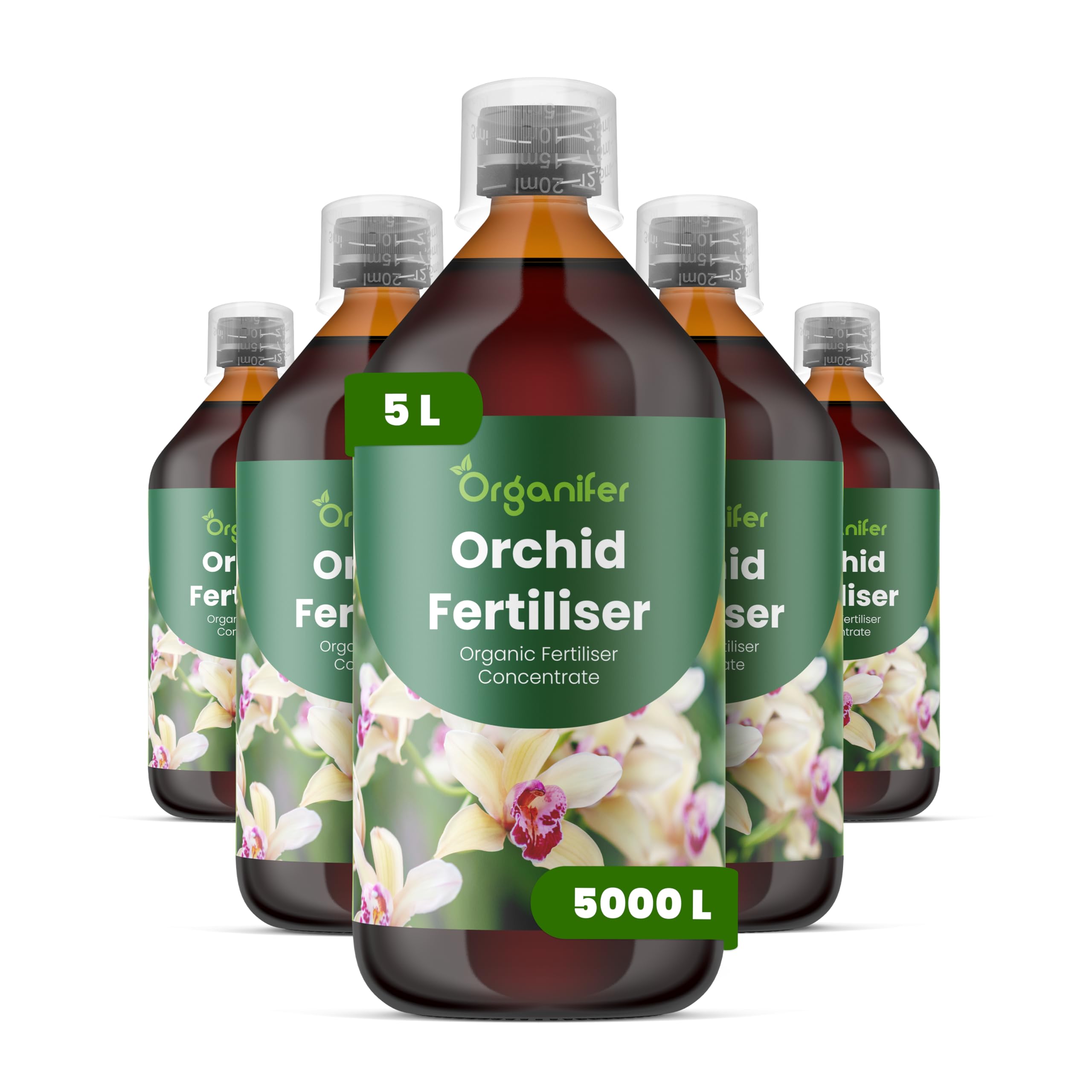 Flüssigdünger Für Orchideen (Phalaenopsis) - 5x1L - NPK 3-4-3