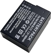 DMW-BLC12 DMW-BLC12E Battery 1800mAh Compatible with Panasonic | Lumix DMC-FZ1000 DMC-FZ2000 DMC-FZ2500 DMC-FZ200 DMC-FZ300 DMC-G5 DMC-G6 DMC-G7 DMC-G85 DMC-GX8 DMC-G800 DMC-GH2