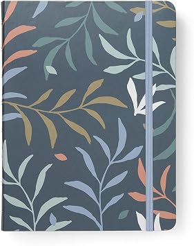 Filofax Botanical A5 Refillable Notebook - Blue
