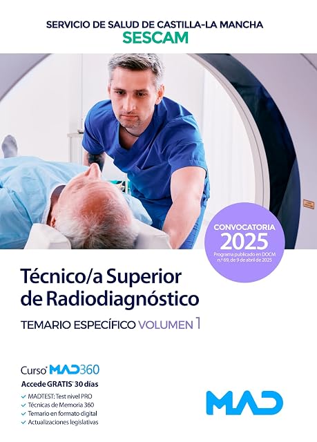 Portada de Técnico Superior de Radiodiagnóstico del Servicio de Salud de Castilla