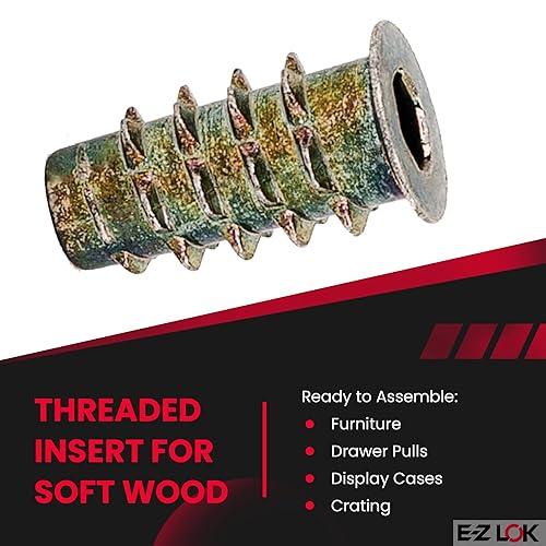 Miniatura 2 de E-Z Lok Inserto roscado, cinc, brida hexagonal, rosca interna de 14"-21, longitud de 0.787" (paquete de 50)