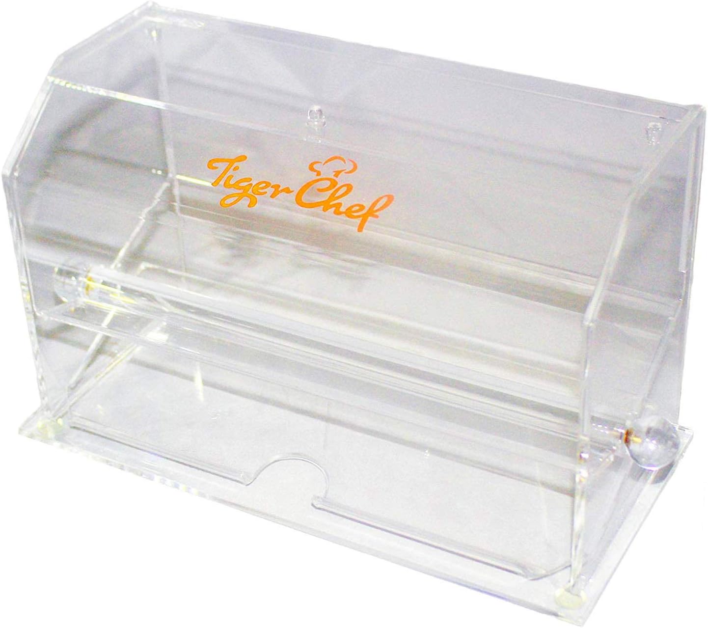 Tiger Chef Clear Acrylic Straw Dispenser 12.4 x 5.5 x 7.1 Inch includes 100 Drinking Straws Plastic Straw Holder Straw Container Pencil Dispenser BPA Free