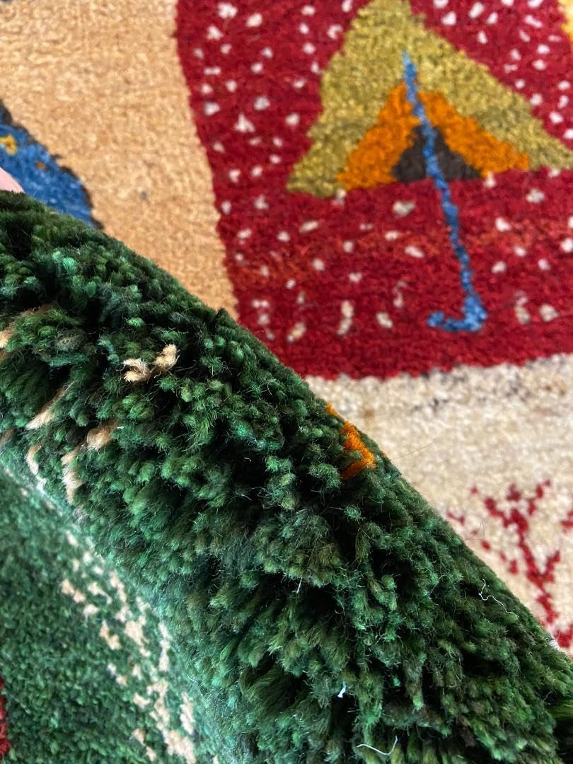 ギャッベ 絨毯 115x82cm ギャベ 玄関マット 手織り ラグ 絨毯 ギャッベ ギャッベ 絨毯 115x82cm ギャベ 玄関マット 手織り ラグ 絨毯 ギャッベ