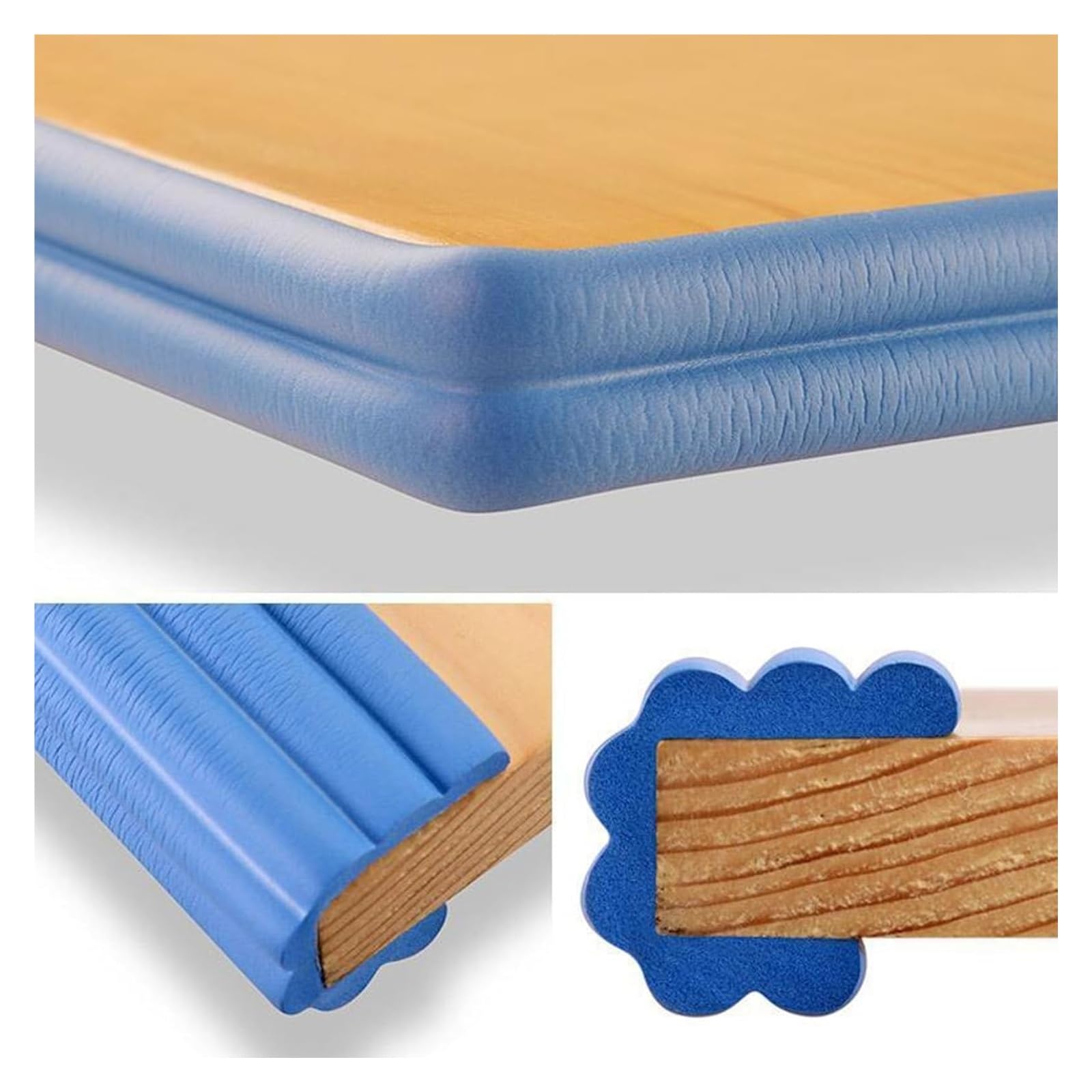 Selbstklebendes Schaumstoffband, Schaumstoff-Isolierband for Kanten und Ecken mit Klebstoff, mehrfarbig, mehrere Packungsgrößen(Bruin,1pcs)