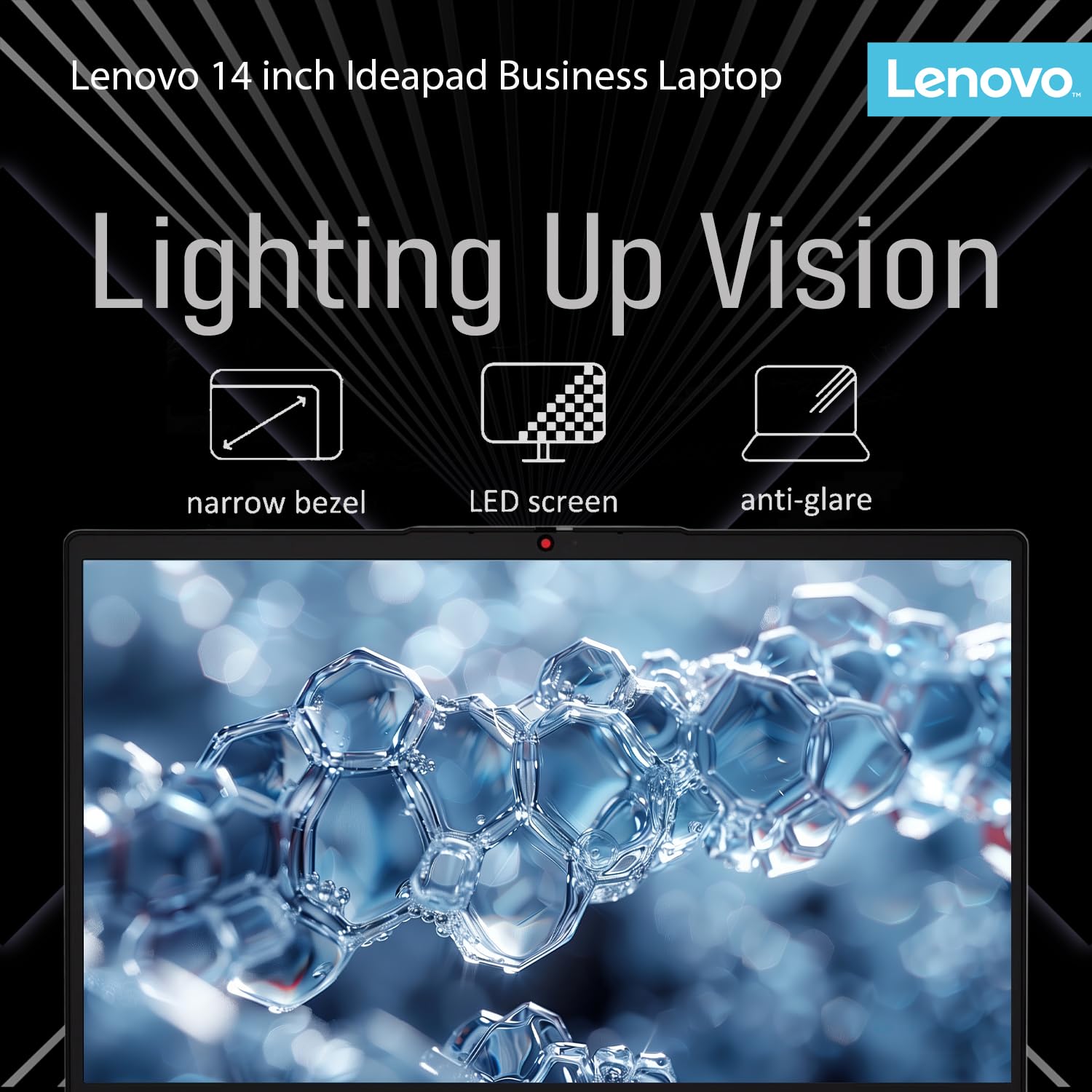 Lenovo IdeaPad Laptop with Microsoft Office, Intel High Performance CPU, 12GB RAM, 1TB Cloud & 256GB Storage, 11 Hour Battery, SD-Card Reader,Webcam + WiFi 6, Windows 11, WOWPC Recovery USB