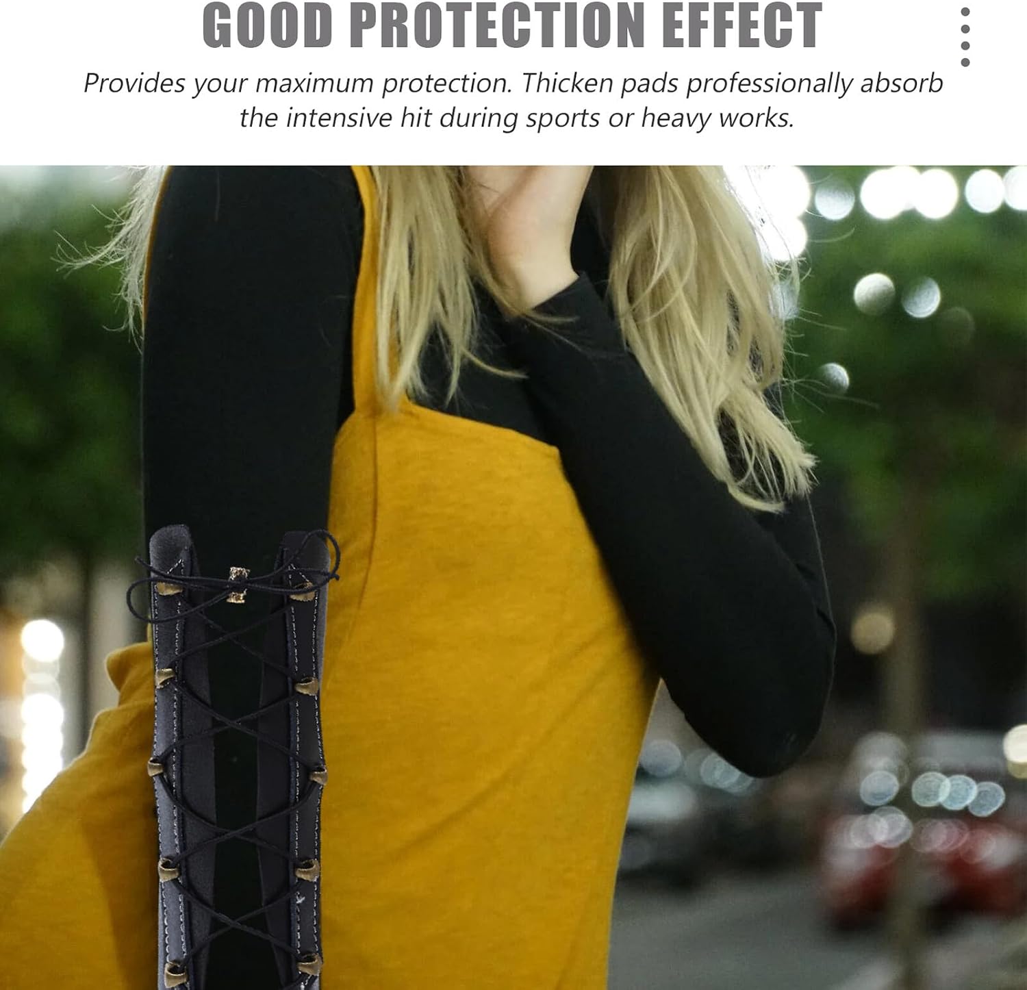 Archery Forearm Guard Protective Arm Sleeve Skin-Friendly Wrist Protector for Hunting Target Practice Bow Accessory Black Microfiber