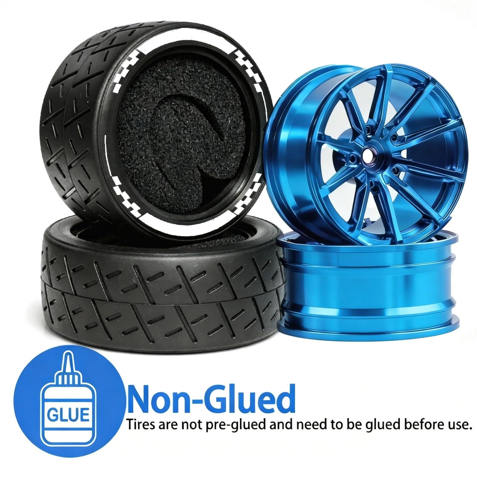 Pneumatici Ruote Per Strada Esagonali 12Mm Per HPI Per Kyosho 1/1