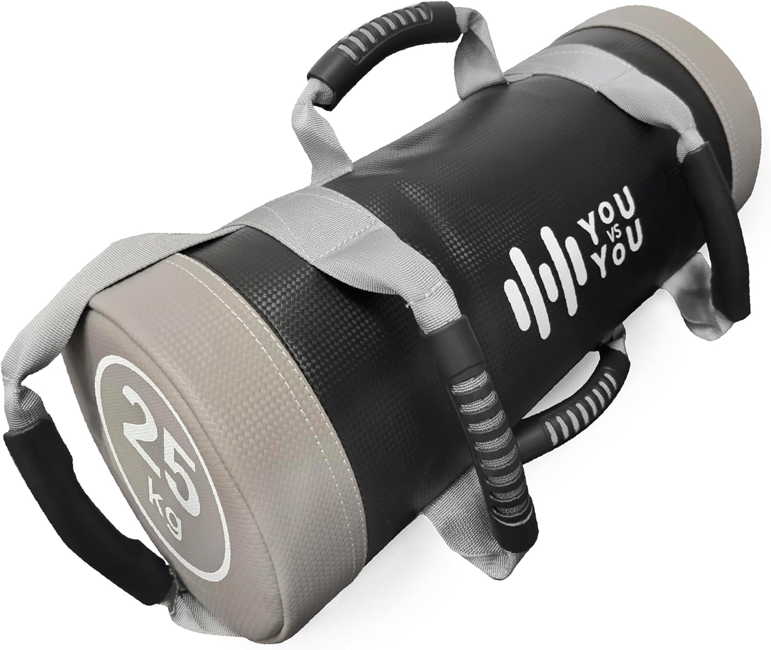 You vs You Core Exercise Bag, Power Bag for Gym and Home Training, Explosive Core Bag Squats Lunges and Box-Steps, Power Sandbag Functional Training for Boxing, Running (25kg)