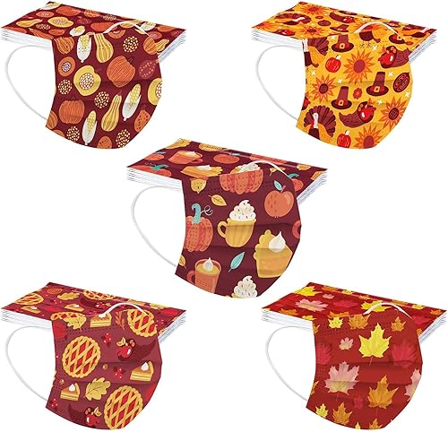 50 cubrebocas con diseño floral de verano, tela transpirable, protección de 3 capas, mascarillas florales para mujeres, exteriores y fiestas