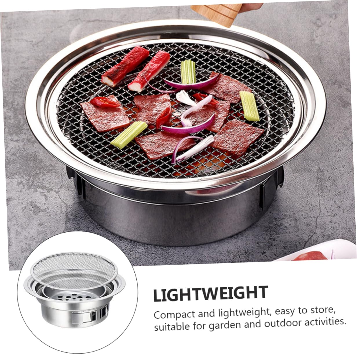 1 Zestaw Przenośny Grill Kuchenka Koreański Grill Patelnia Grill Węglowy Przenośny Wygodny Grill Węglowy Sprzęt Do Gotowania Na Świeżym Powietrzu Kemping Koreański Grill Kuchenka