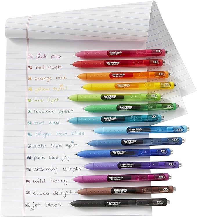 Paper Mate InkJoy Bolígrafo Gel Retráctil 0.7mm 10 Unidades Púrpura miniatura 5