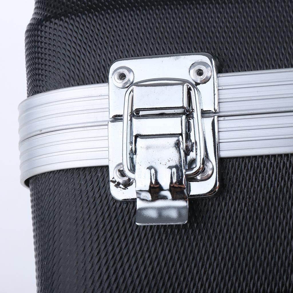 Custodia Rigida in Plastica per Tromba con Maniglia, Accessori per Tromba con Chiusura di, Colore Nero.