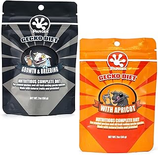 Gecko Diet Breeding Formula & Apricot Bundle - 2oz Breeding Formula Mix and Apricot Mix