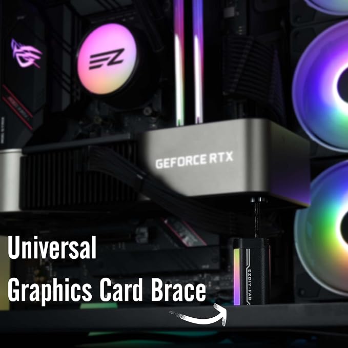 Soporte Ajustable para GPU EZDIY-FAB en Aluminio miniatura 4