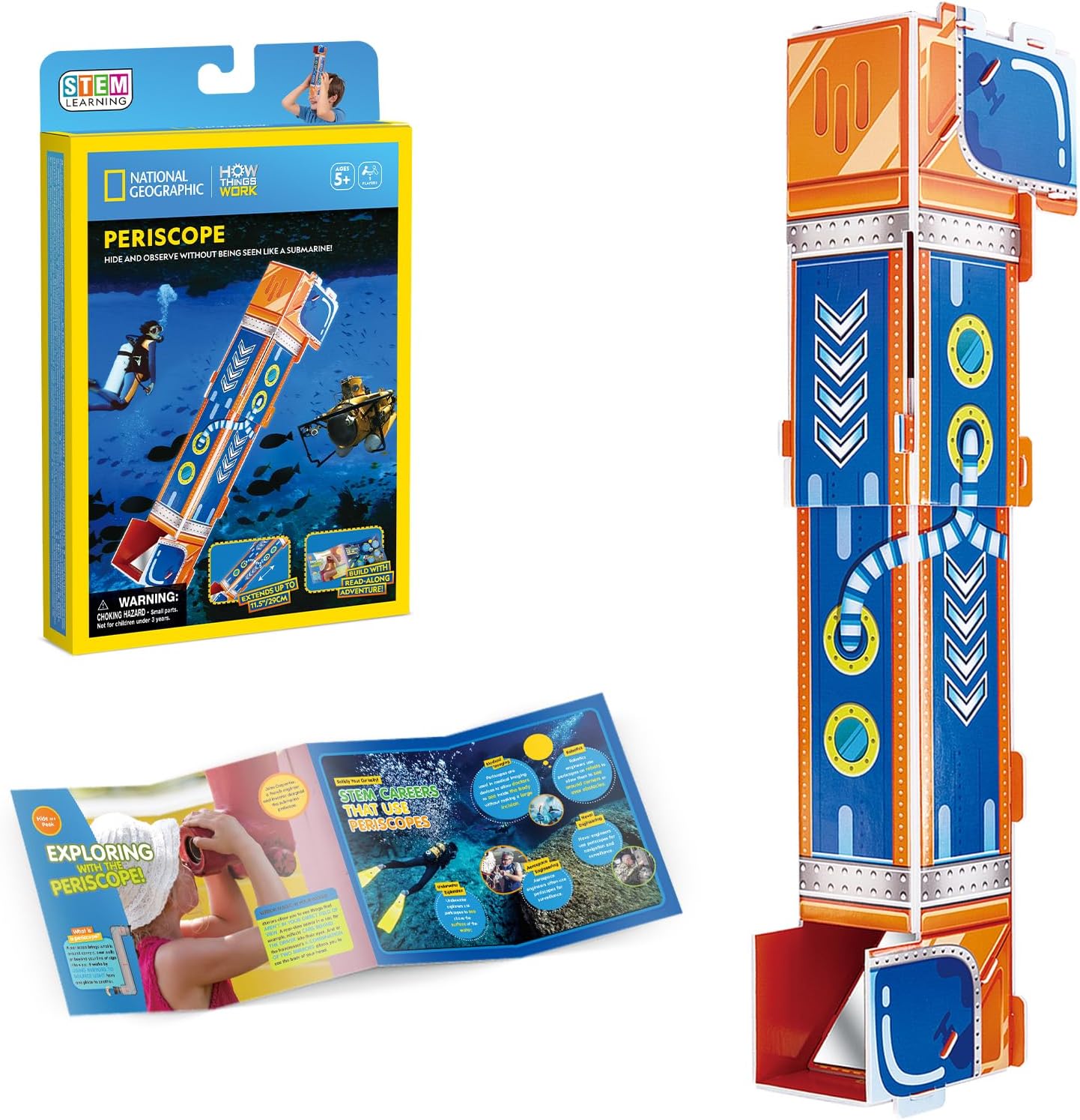 Cubic Fun 3D Puzzle Educational Toy Periscope National Geographic