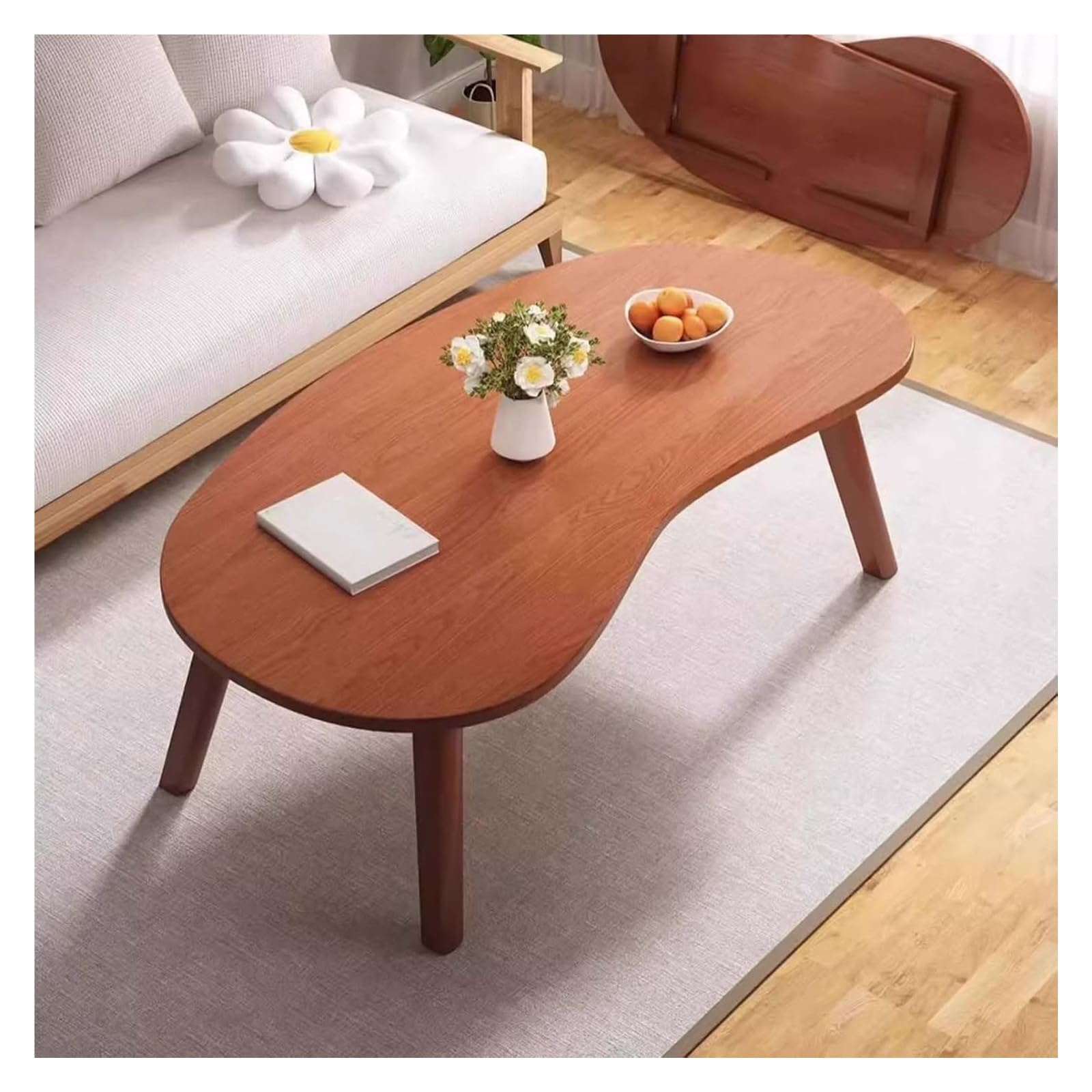 Table basse table à café petite table basse pliante en bois