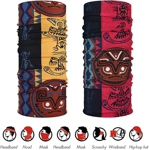 Miniatura 4 de Paquete de 2 gafas protectoras, gafas de seguridad, gafas de motocicleta con bandanas, compatibles con Nerf Game Battle para niños (rojo y azul)