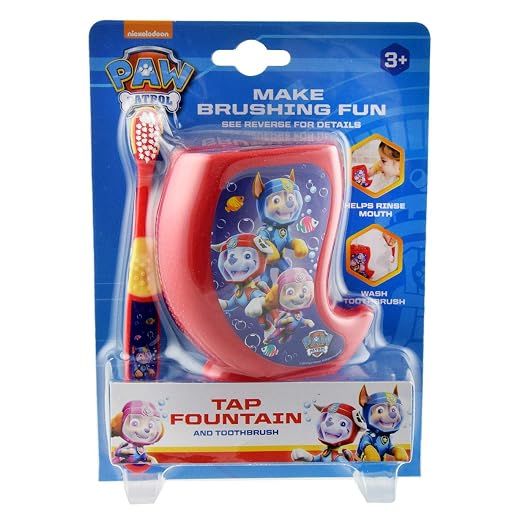 Paw Patrol Toothbrush and Tap Fountain