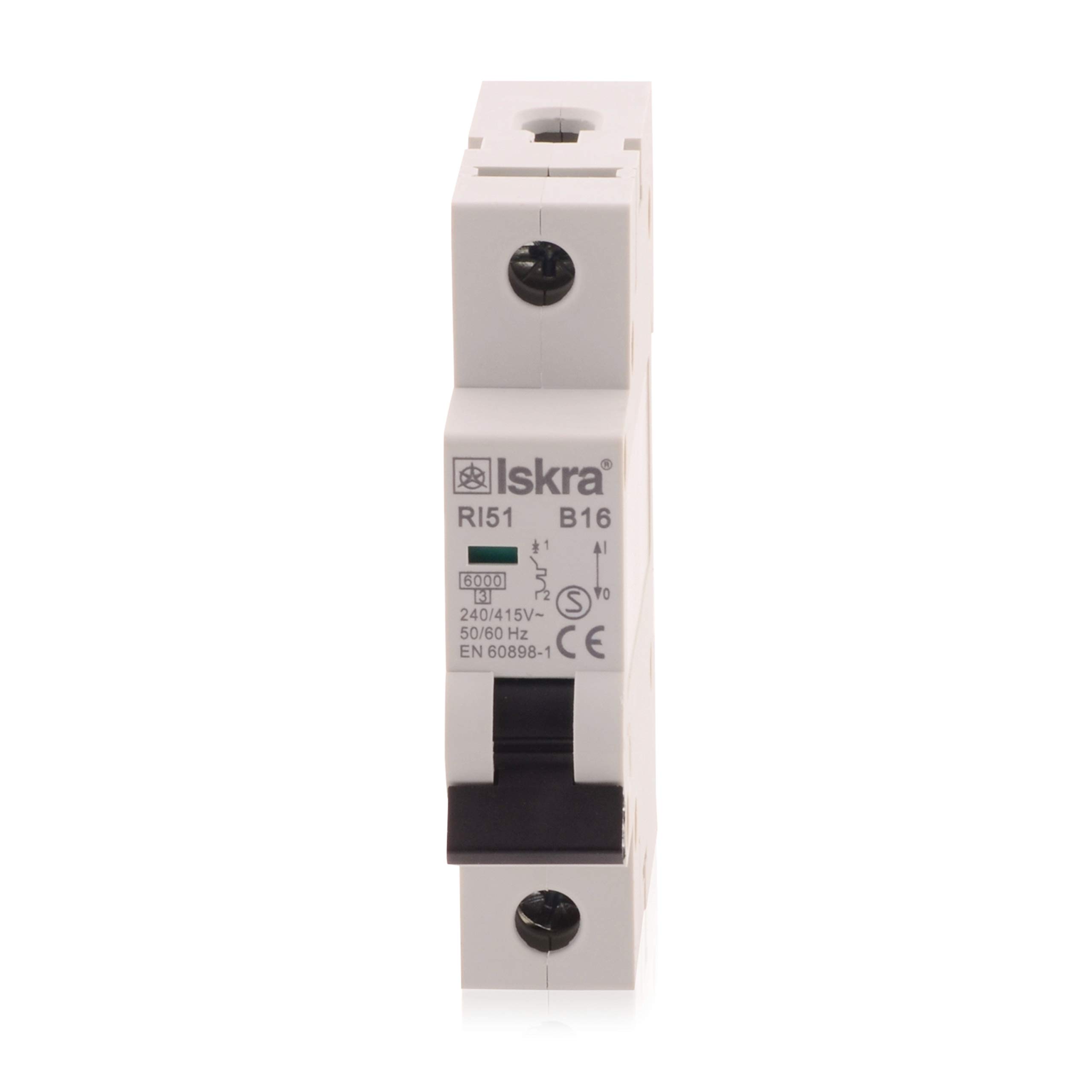 Sicherungsautomat Leitungsschutzschalter MCB Eco-Line, 16A, Typ B, 1-polig, 230/400V, bieten effektiven Schutz! 10 Stück