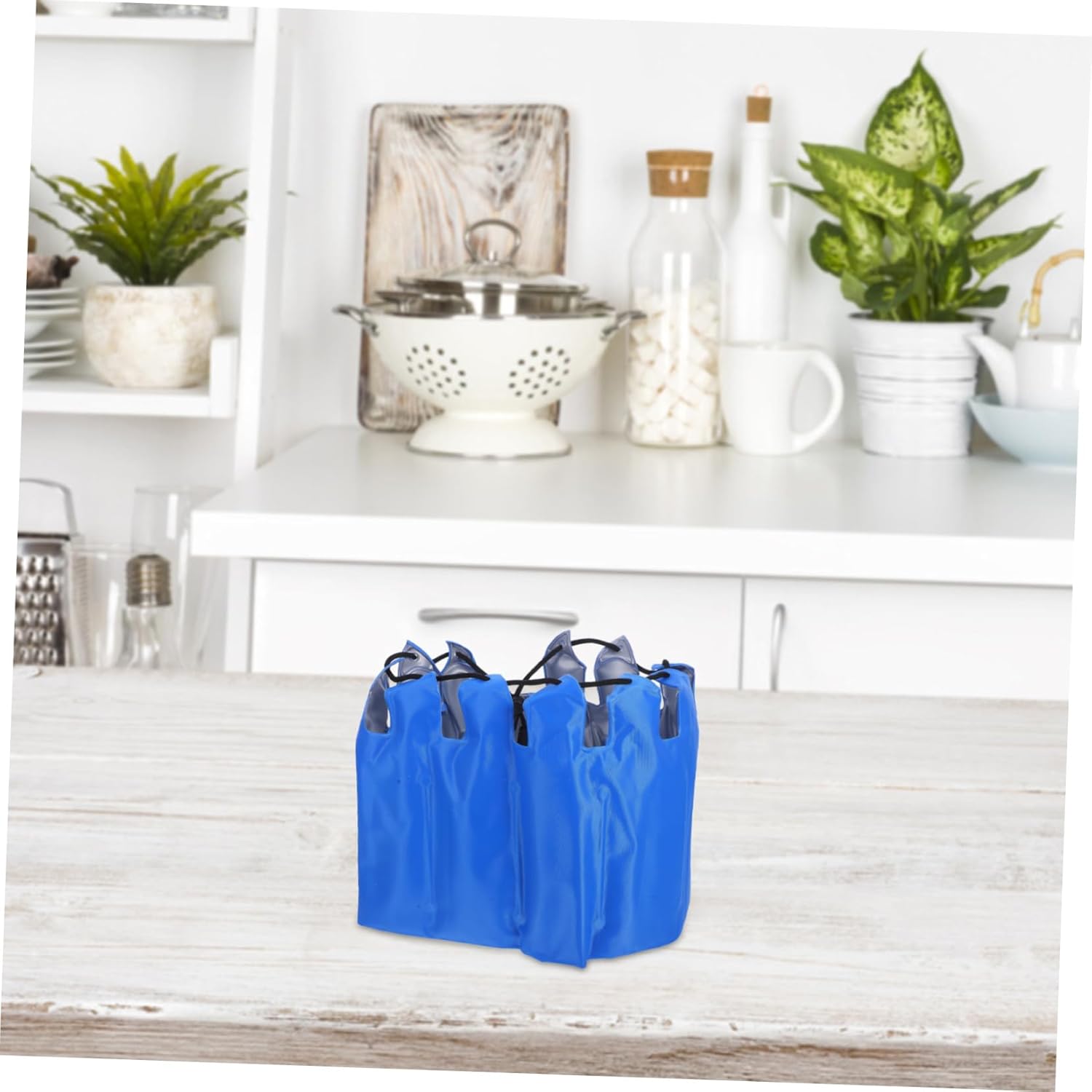 Unomor Portable Insulated Ice Cube Storage Bags for Freezer Multi-use Reusable Ice Bags for Quick Cooling for Outdoor Travel and Chef Needs