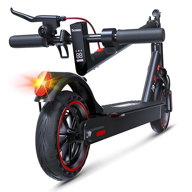 iScooter Electric Scooter for Adults and Big Kids 19 Mph Top Speed 18Miles Max Range Foldable Lightweight E