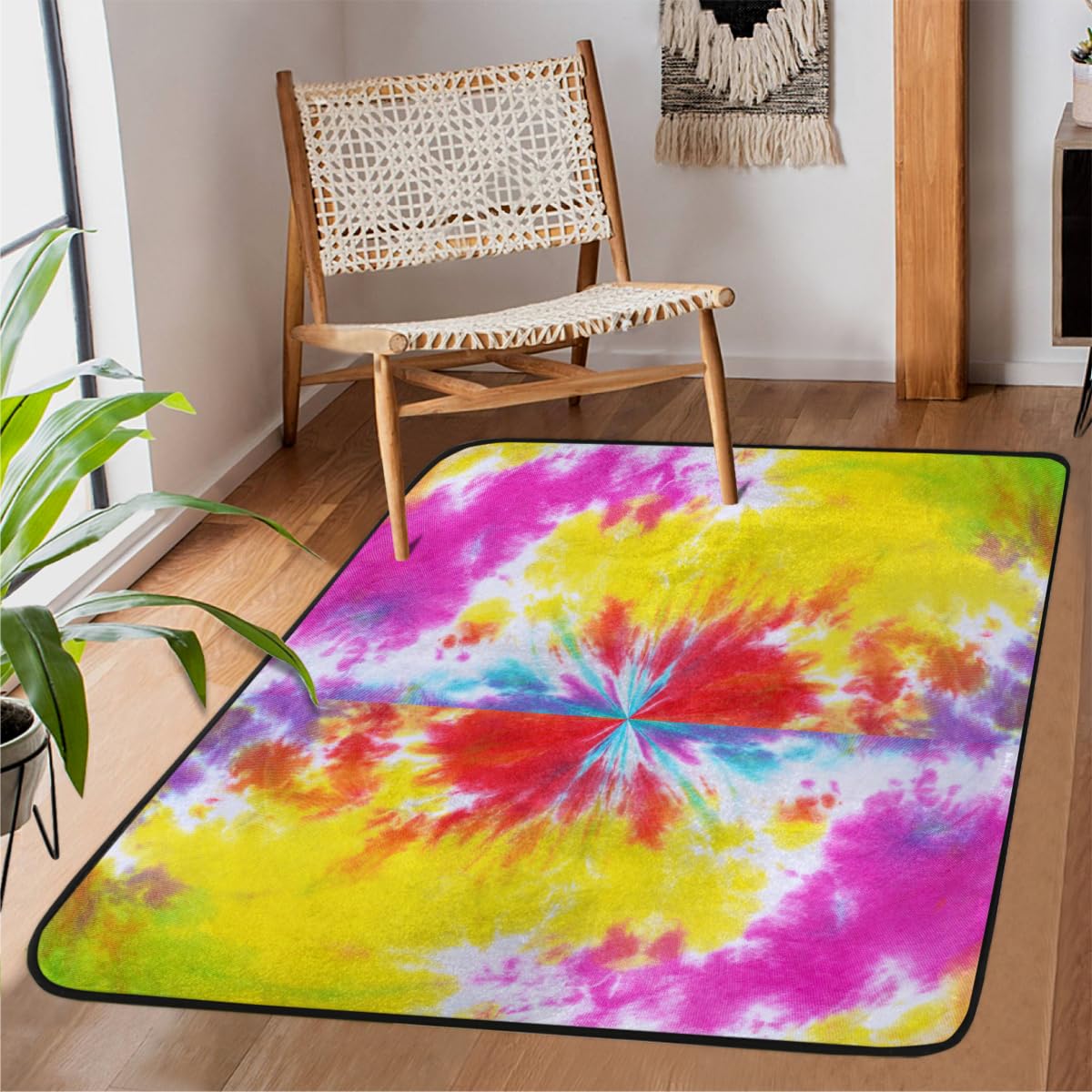 Tapis lavable en machine et antidérapant contre les taches 122x160