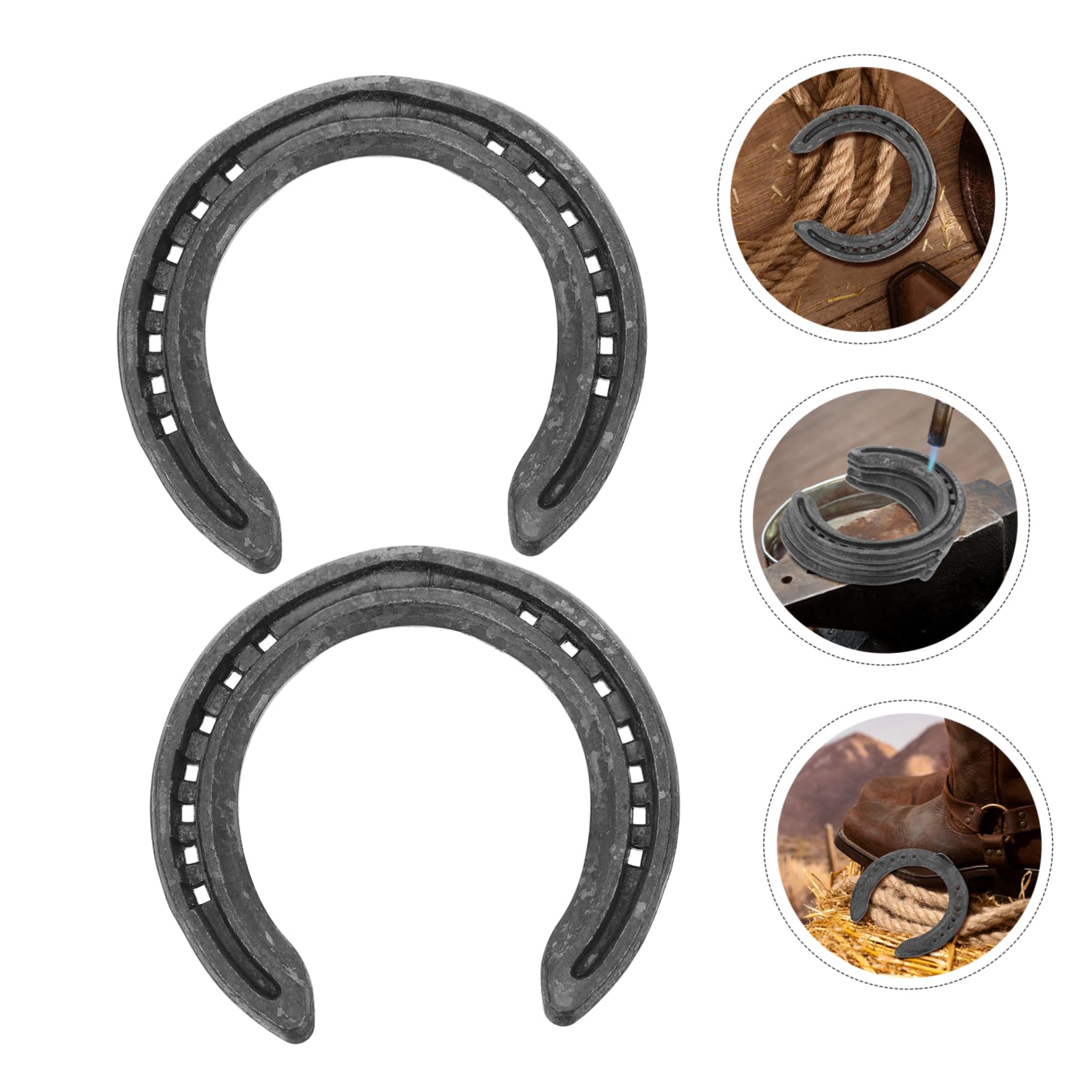 4pezzi Chiodi Per Ferratura Per Riparazione Equestri Per Equitazione e Decorazione Resistente e Facile Installare