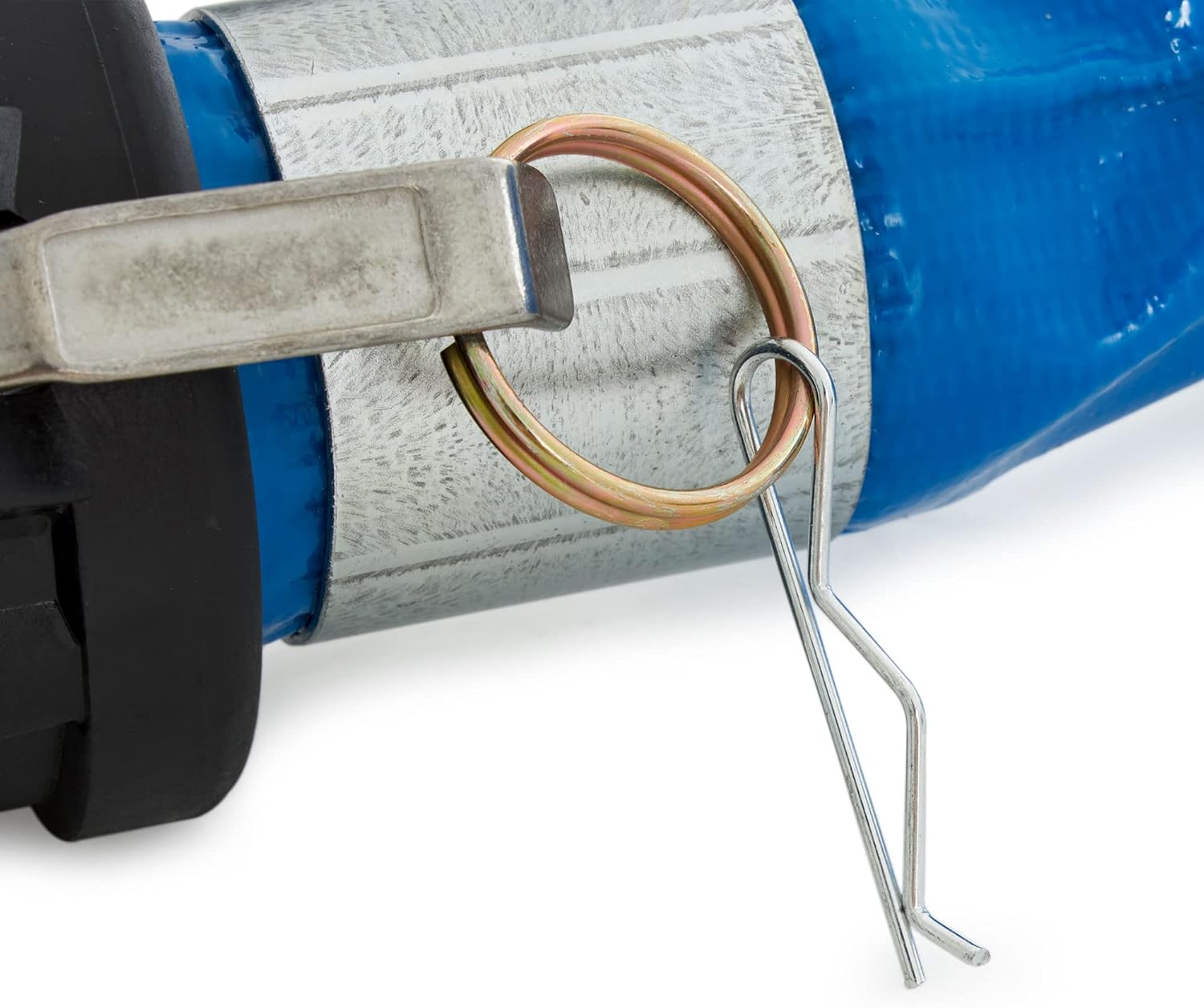 Apache 98138049 2 Inch Diameter 50 Ft Length 70 psi Polyester-Reinforced PVC Lay Flat Hoses w/Polypropylene Cam and Groove Connections, Blue (3 Pack)