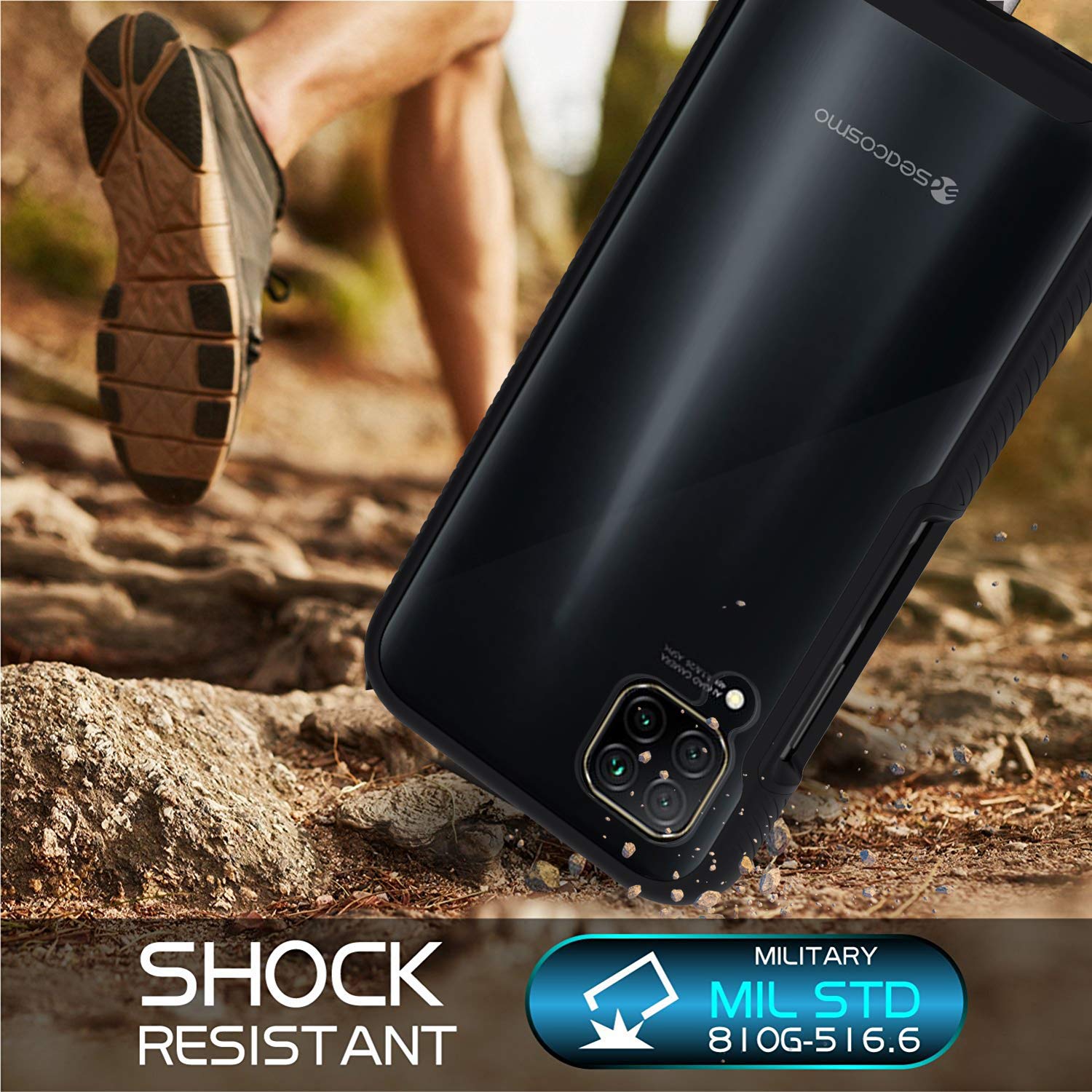 Coque et étui téléphone mobile NOVAGO Coque gel transparente pour Huawei P40 Lite E et 2