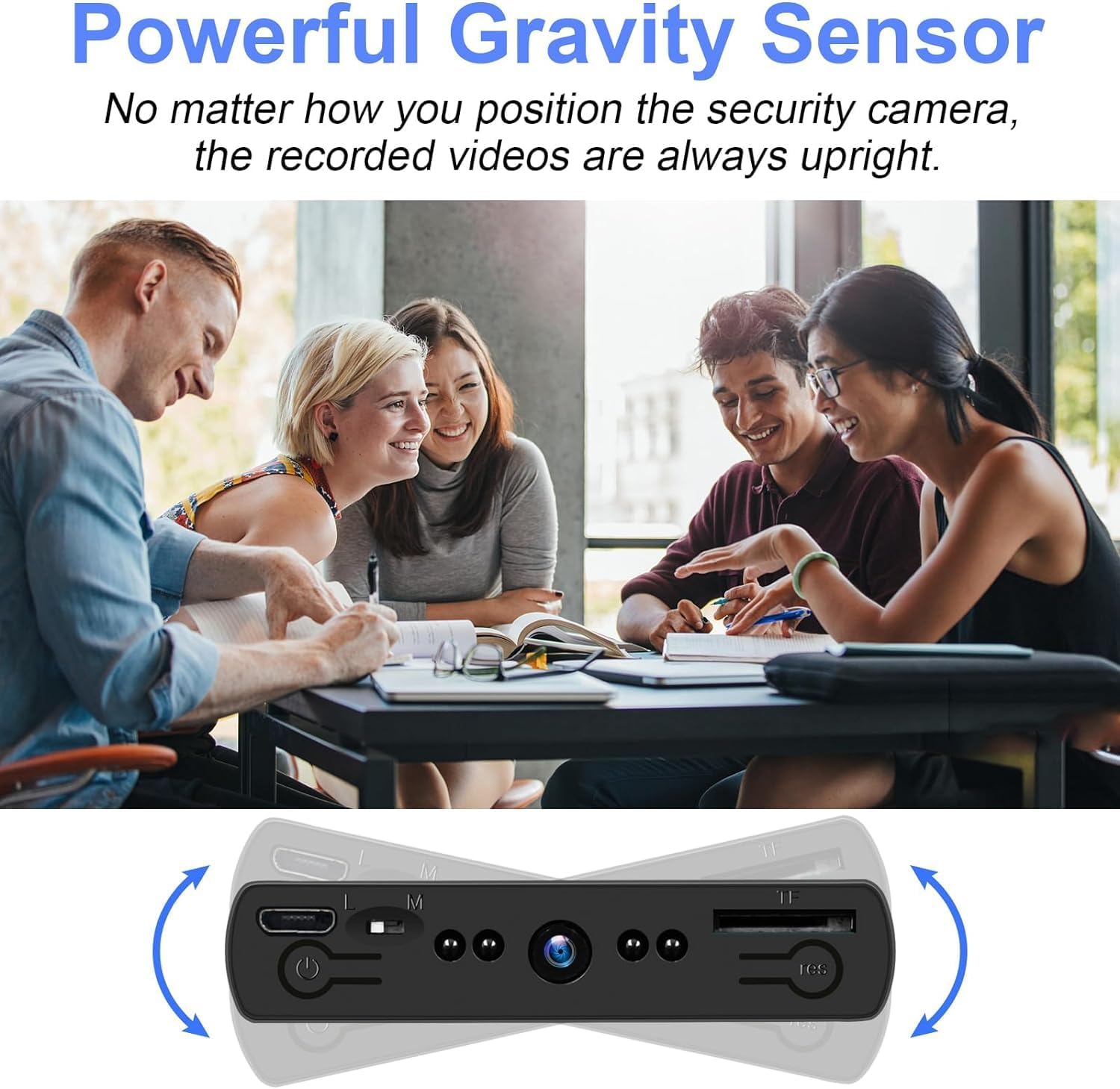 Gravity sensor feature illustration