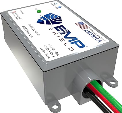 EMP Shield – Vehicle EMP Protection 12 Volt DC for Car and Truck (DC-12V-WV) Lightning, Solar Flare...
