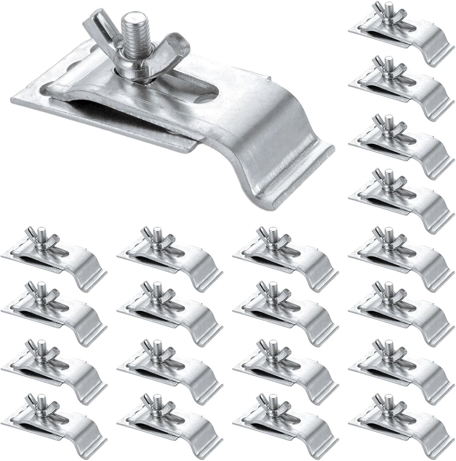 Undermount Sink Clips 50 Pack, Sink Brackets, Sink Installation Hardware Clips, for Kitchen, Bathroom, Countertop Sink Supports