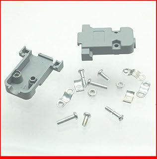 Gimax 100pcs Plastic Backshell Cover Hood D-SUB for Data Cable HDB VGA DB9 9pin