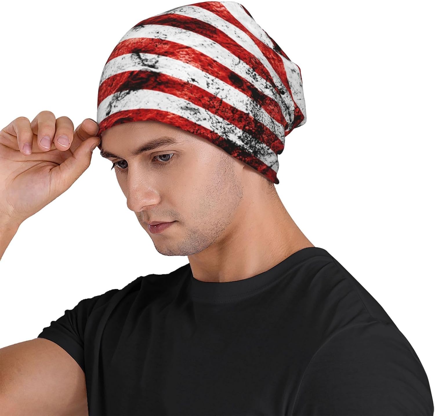 Beanie for Women Men, Stretch Knitted Beanies Hat Casual Slouchy Chemo Cap Cancer Headwear Gifts