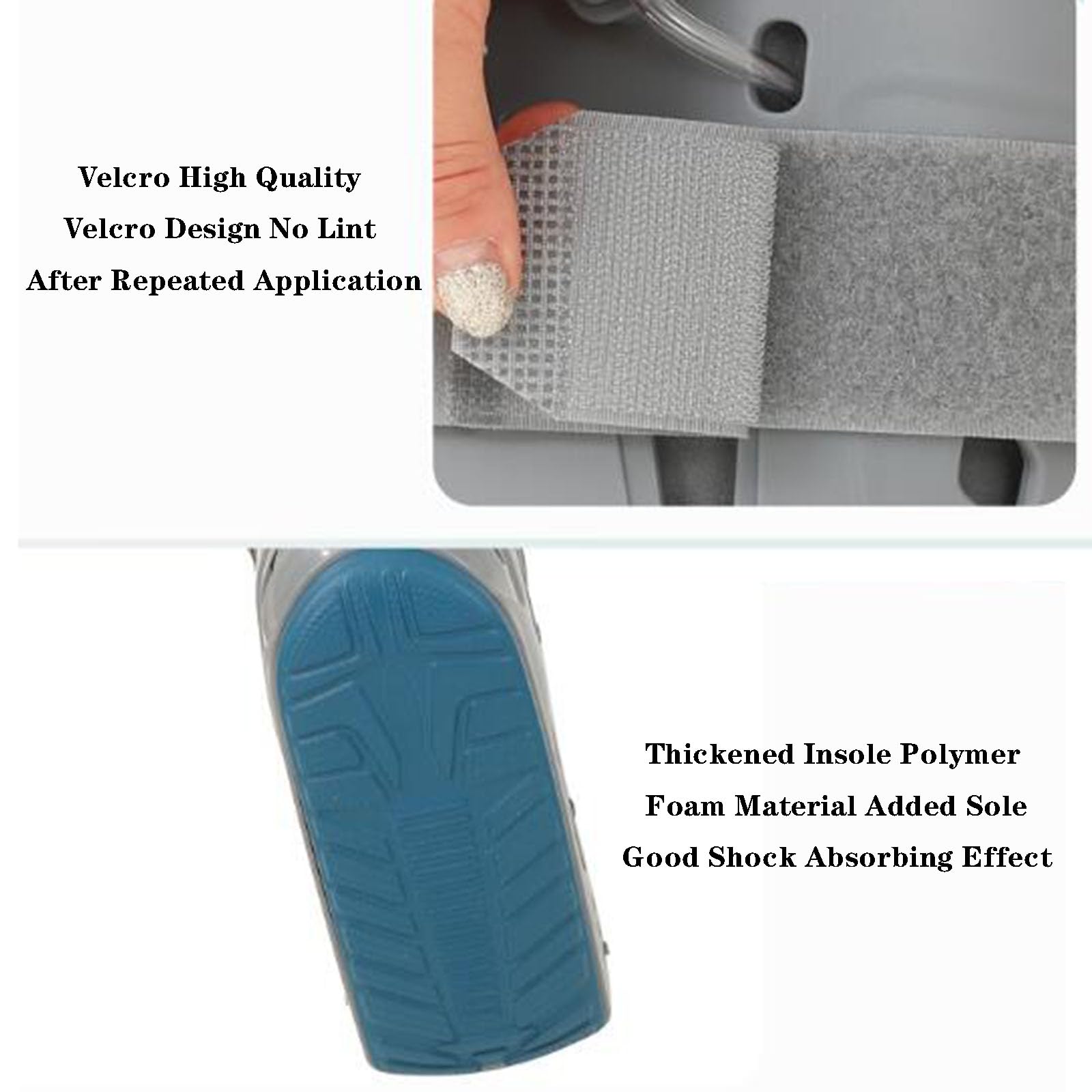 SFKLYU Férula Nocturna para Fascitis Plantar, Bota Inflable para Caminar, Inmovilizador Ortopédico para Dormir en Caso de Esguinces de Tobillo O Pie, Bota para Fracturas,Right,L