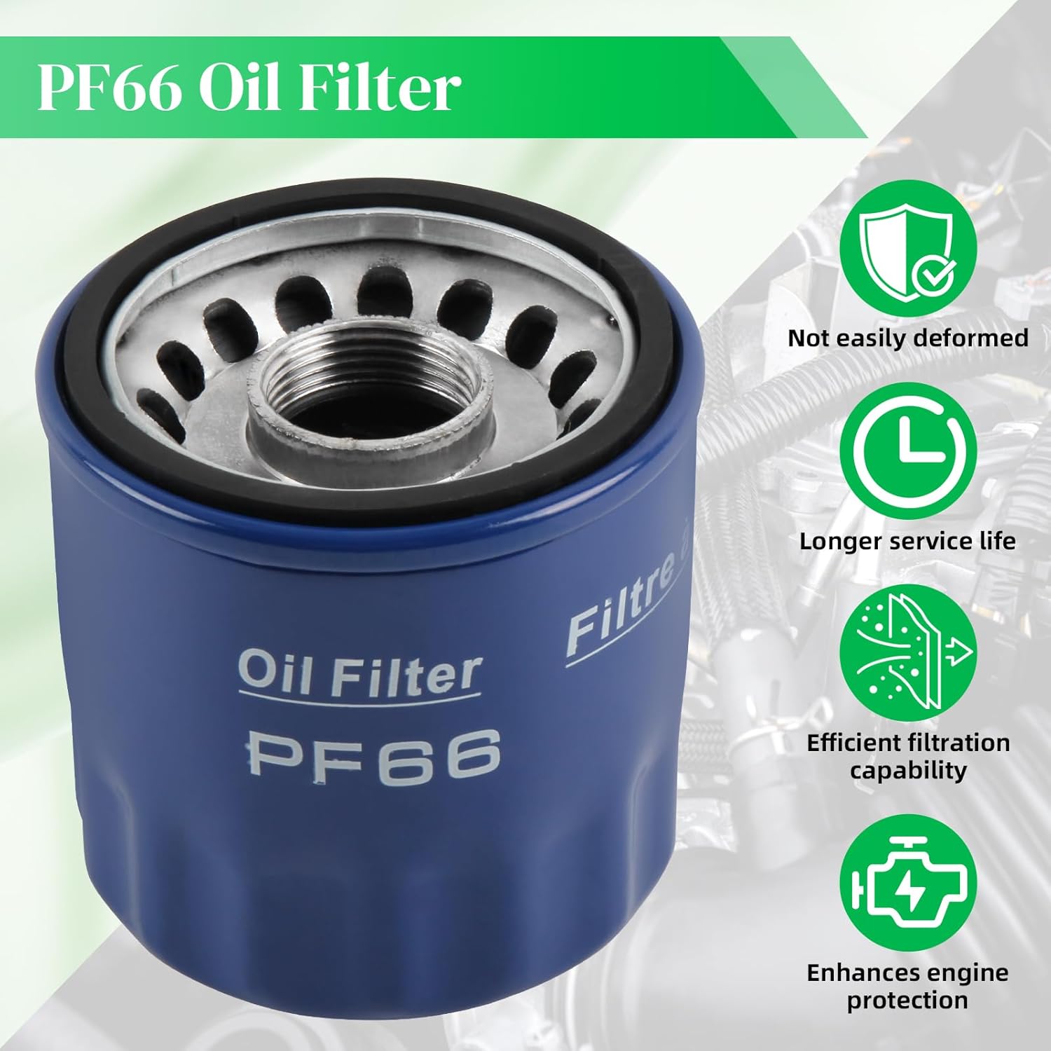 TP1015 Diesel 3.0L Duramax Filter Kit Compatible for 2020-2023 GMC Sierra/Yukon XL for Chevy Silverado 1500/Suburban/Tahoe, Fuel/Oil/Cabin/Air Filter, Replace PF66 13508023 A3244C TP1015