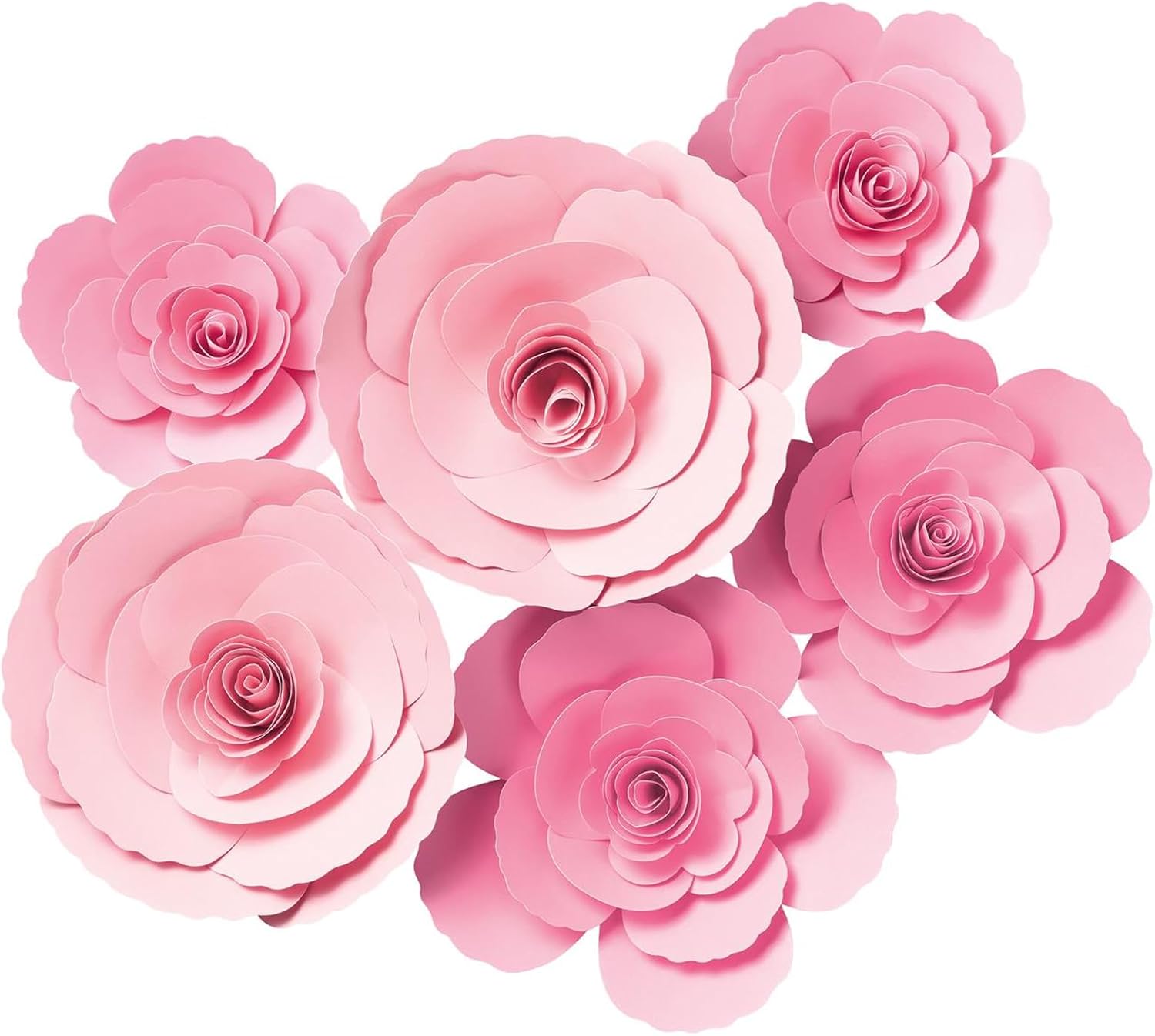 Hampton Art Little Crate of Paper Flower Kit, Pink, 185Pc, Paper Flower Kit, Making Bouquet Craft Kits for Adults, Craft Making Kit