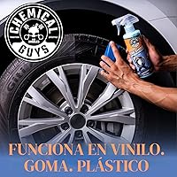 Vista 5 de Chemical Guys Tire Kicker Spray Pulverizable de Brillo Extra Brillante para Neumáticos, Acabado Seco al Tacto - Restaura el Aspecto Húmedo al