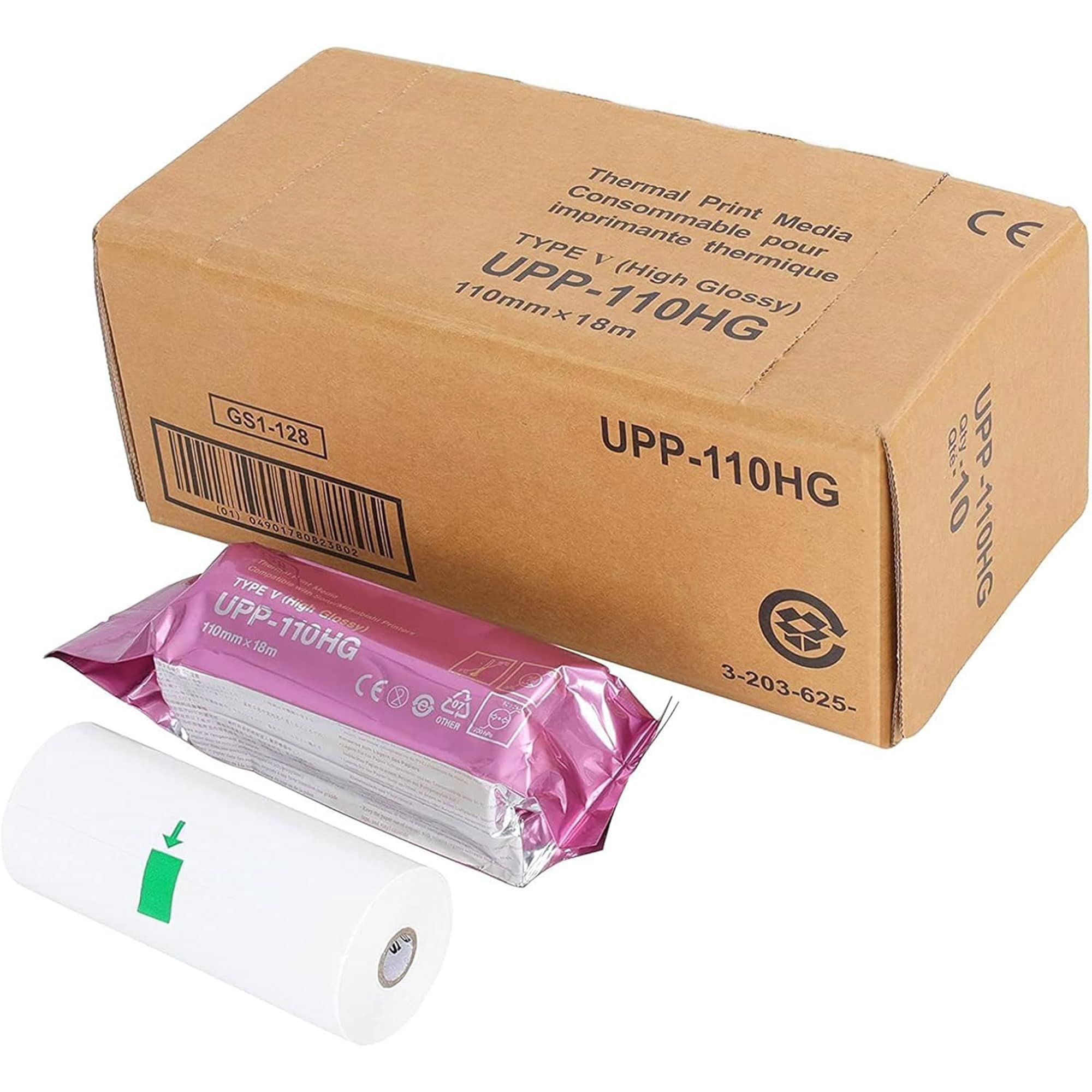 SONY UP-D897 医療用プリンター エコー UPP-110HG 5本付 Amazon | エコー用紙 超音波フィルム/メディア Sony UPP-110HG 互換