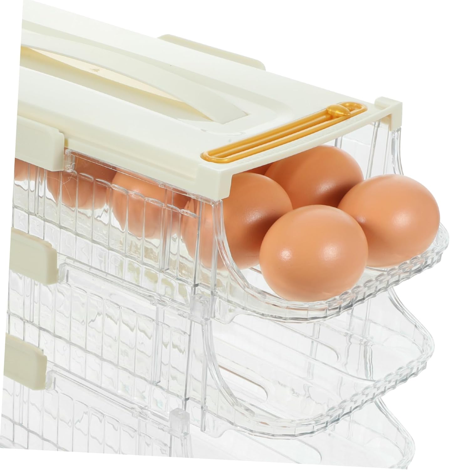 Holder Automatic Dispenser Refrigerator Organizer Design Smooth Edges for Easy Access and Cleaning