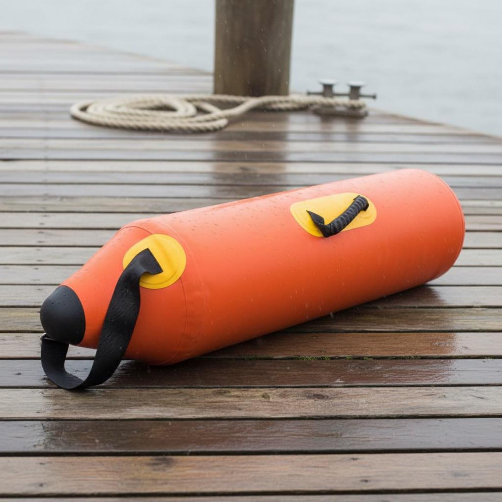 Fishing Boa Segnalazione Mare Galleggiante Pesca Pallone Boa Segnalatore Nautico in PVC Resistente con Maniglie Rinforzate E Punti di Fissaggio Adatto