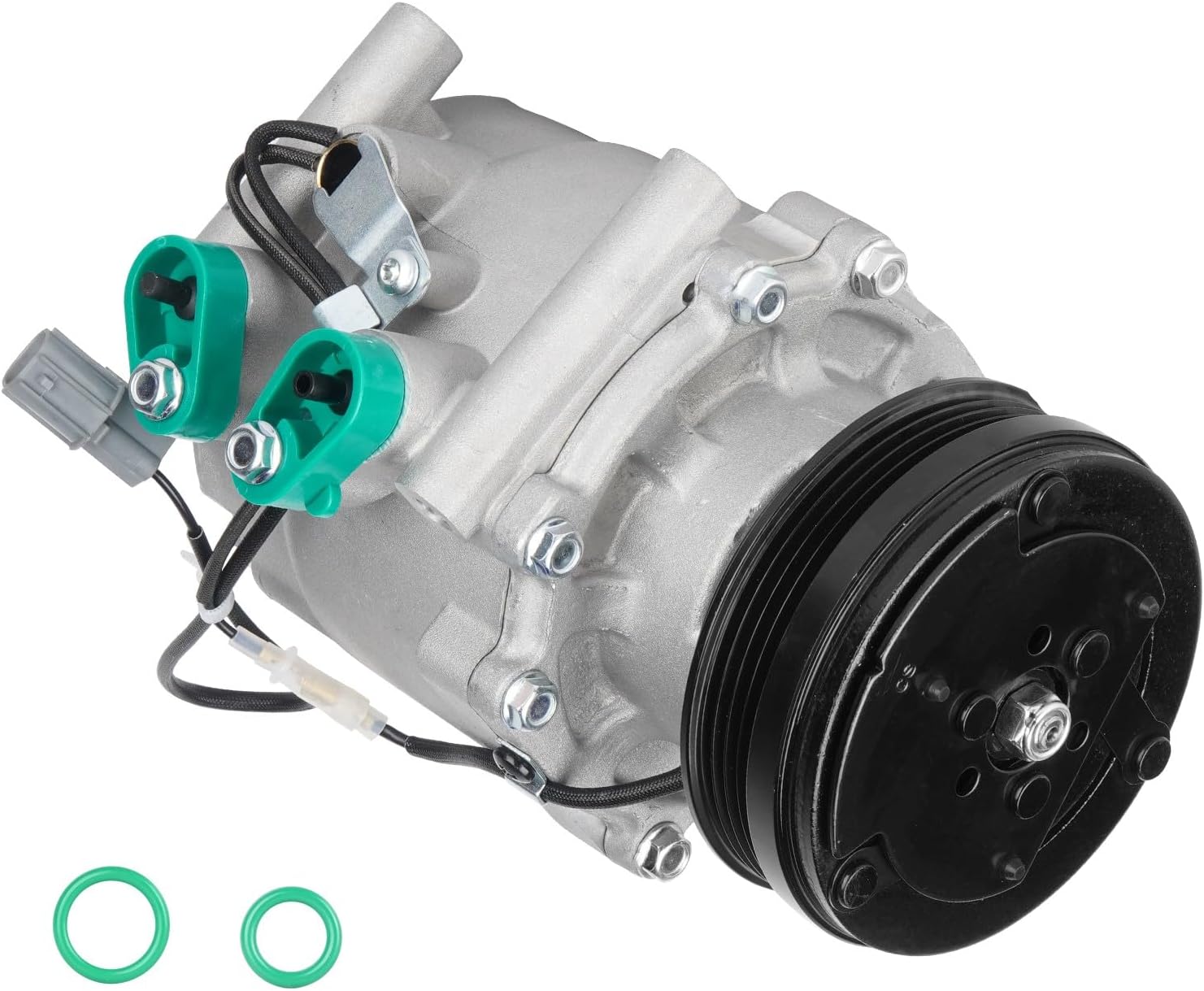 Air Conditioner AC Compressor with Clutch for Honda Civic 1.6 1.6L 1994-2000, for Civic 1.5L 94 95, for Civic del Sol 1.5L 93-95, for Civic del Sol 1.6L 94 95 96 97, for Honda CR-V 2.0 2.0L 97-01