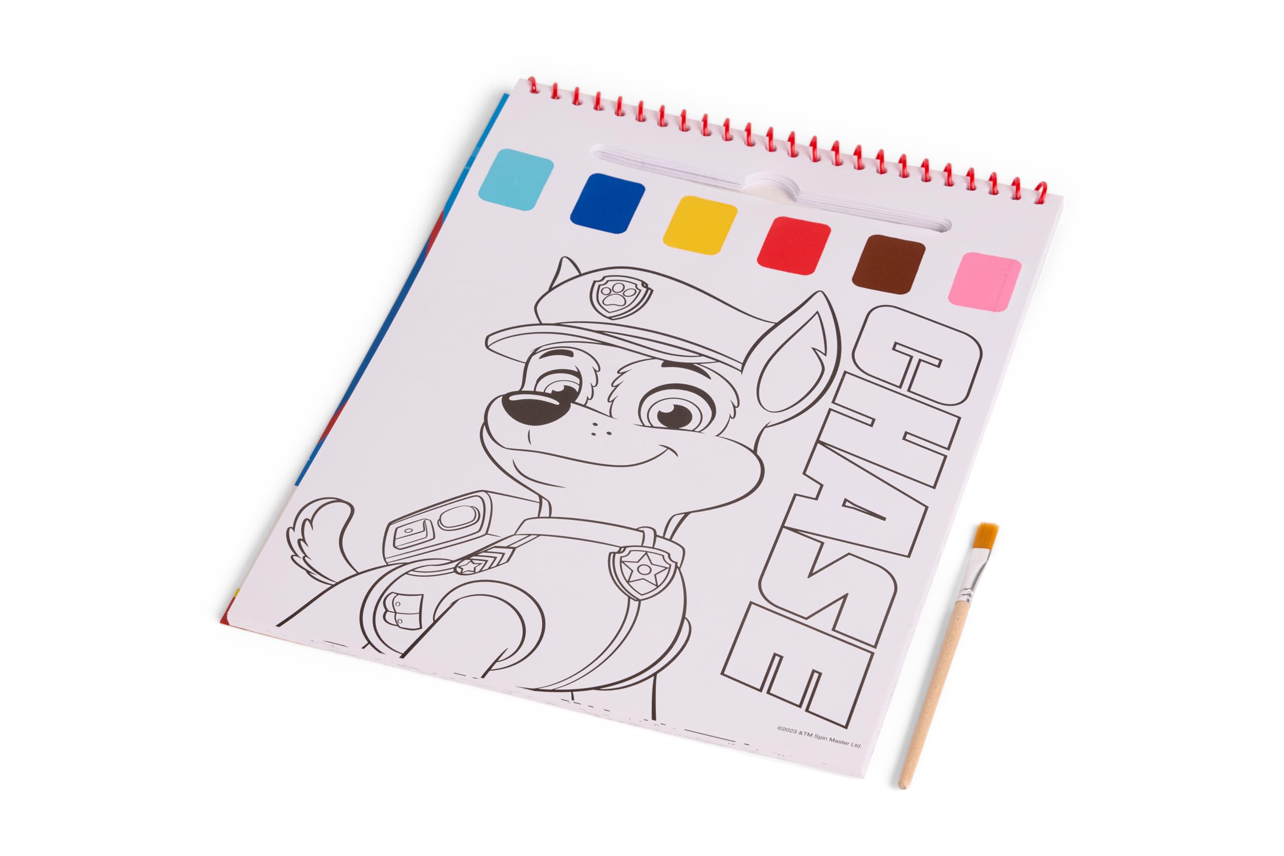 PAW PATROL Watercolour Painting Pad with Brush, multicoloured, A4 - Image 2
