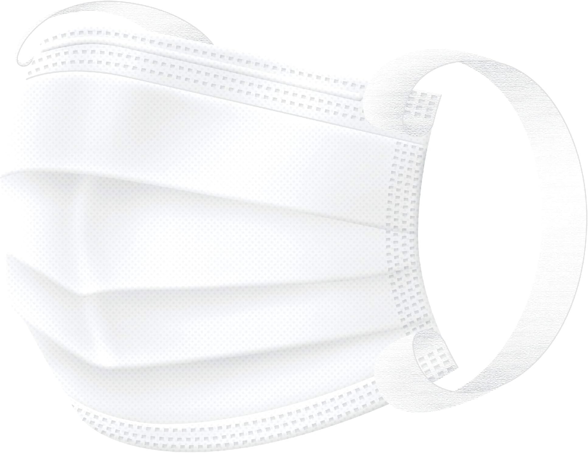 EVERYDAY MASK] General Face Mask with Wide Ear Bands | 3-ply, Single-use, Comfortable and Breathable mask, 50 pack