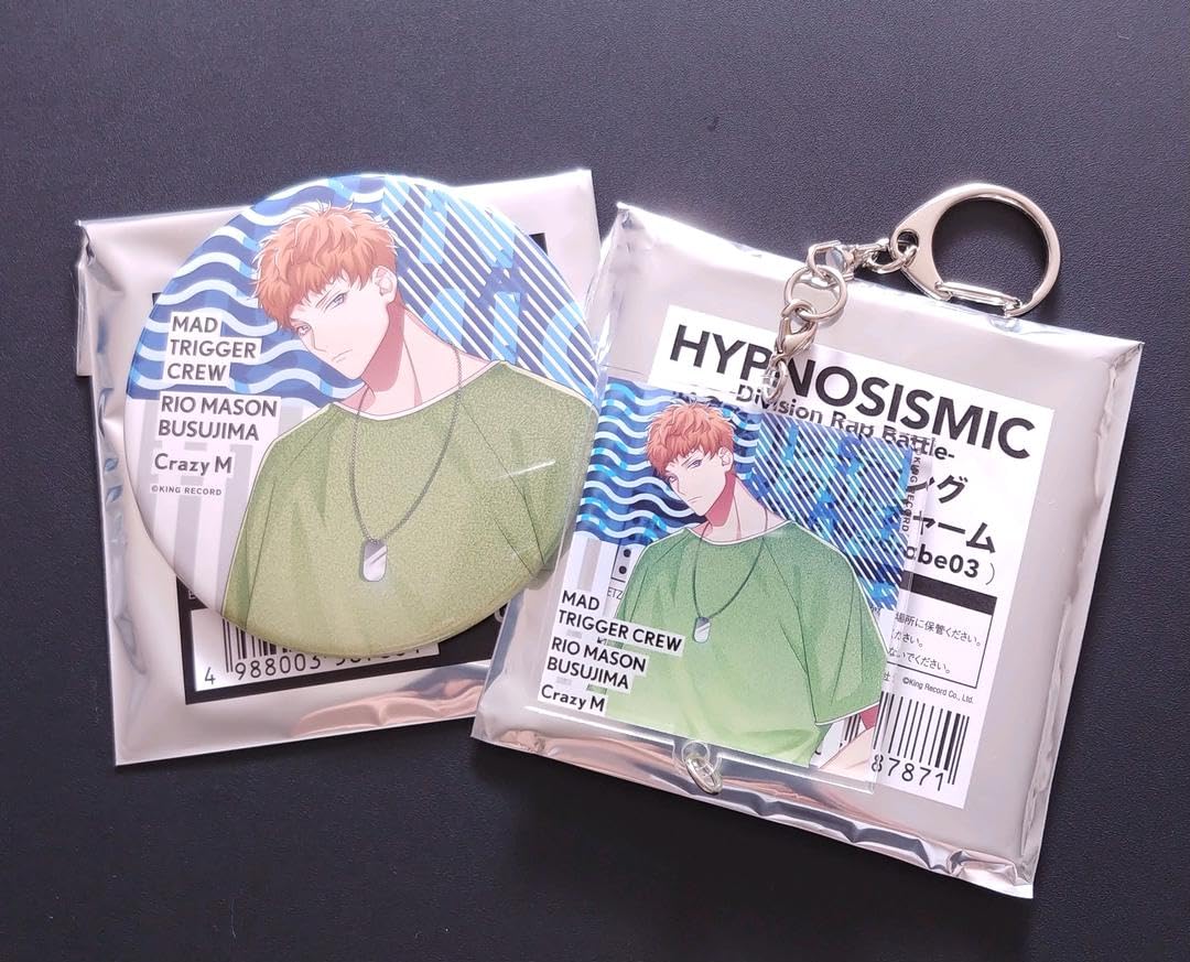 Amazon.co.jp: ヒプマイ EW03 毒島メイソン理鶯 缶バッジ アクリル